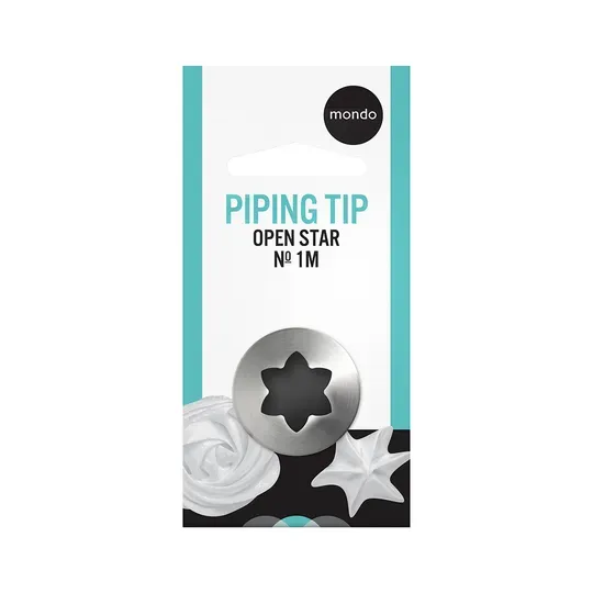piping tip open star 1M