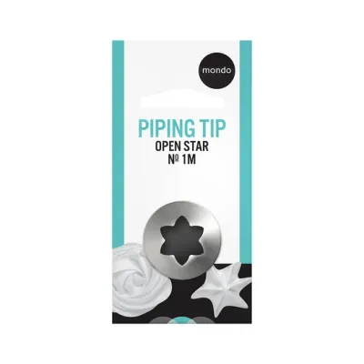 piping tip open star 1M