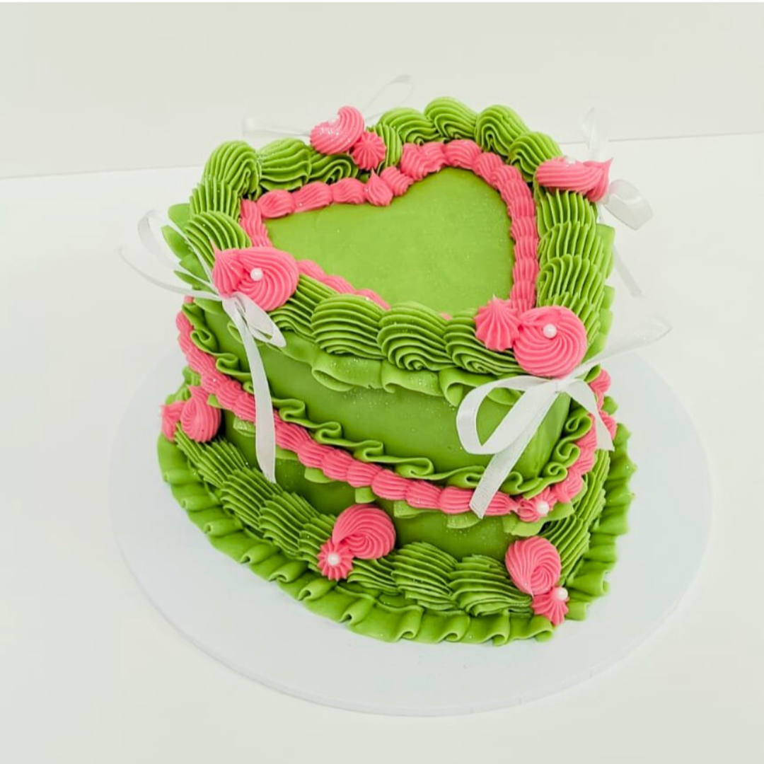 Heart-shaped Lambeth Cake