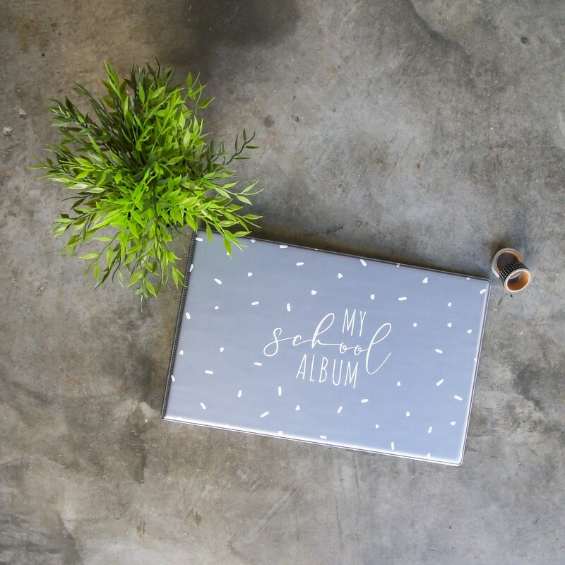 My School Photo Album Silver