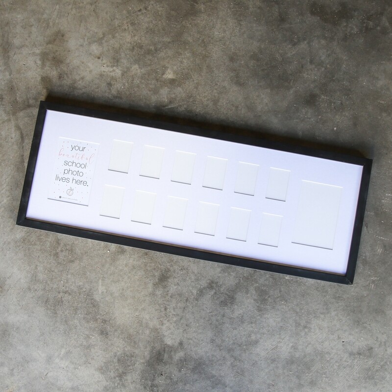 School Years Photo Frame: Black