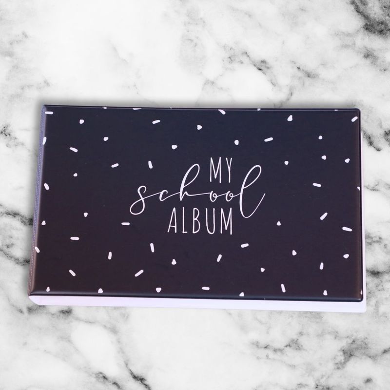 My School Photo Album Navy