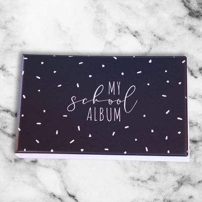 My School Photo Album Navy
