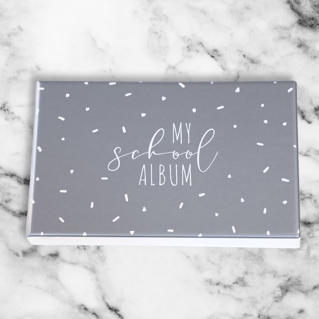 My School Photo Album Silver