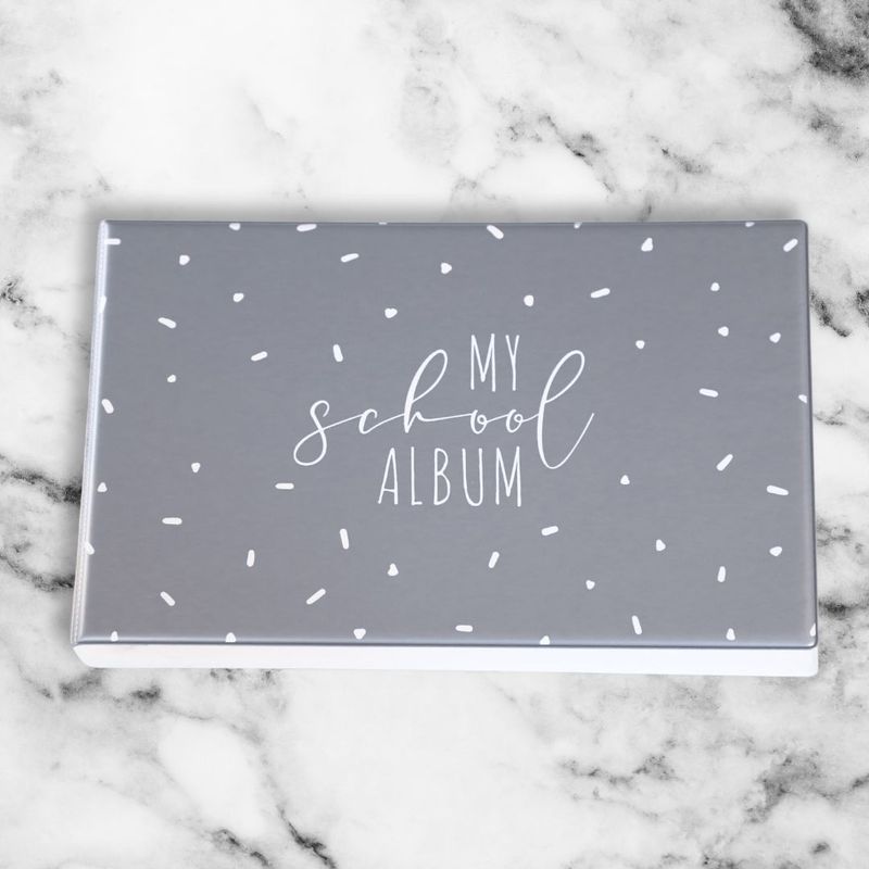 My School Photo Album Silver