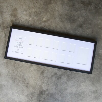School Years Photo Frame: Black
