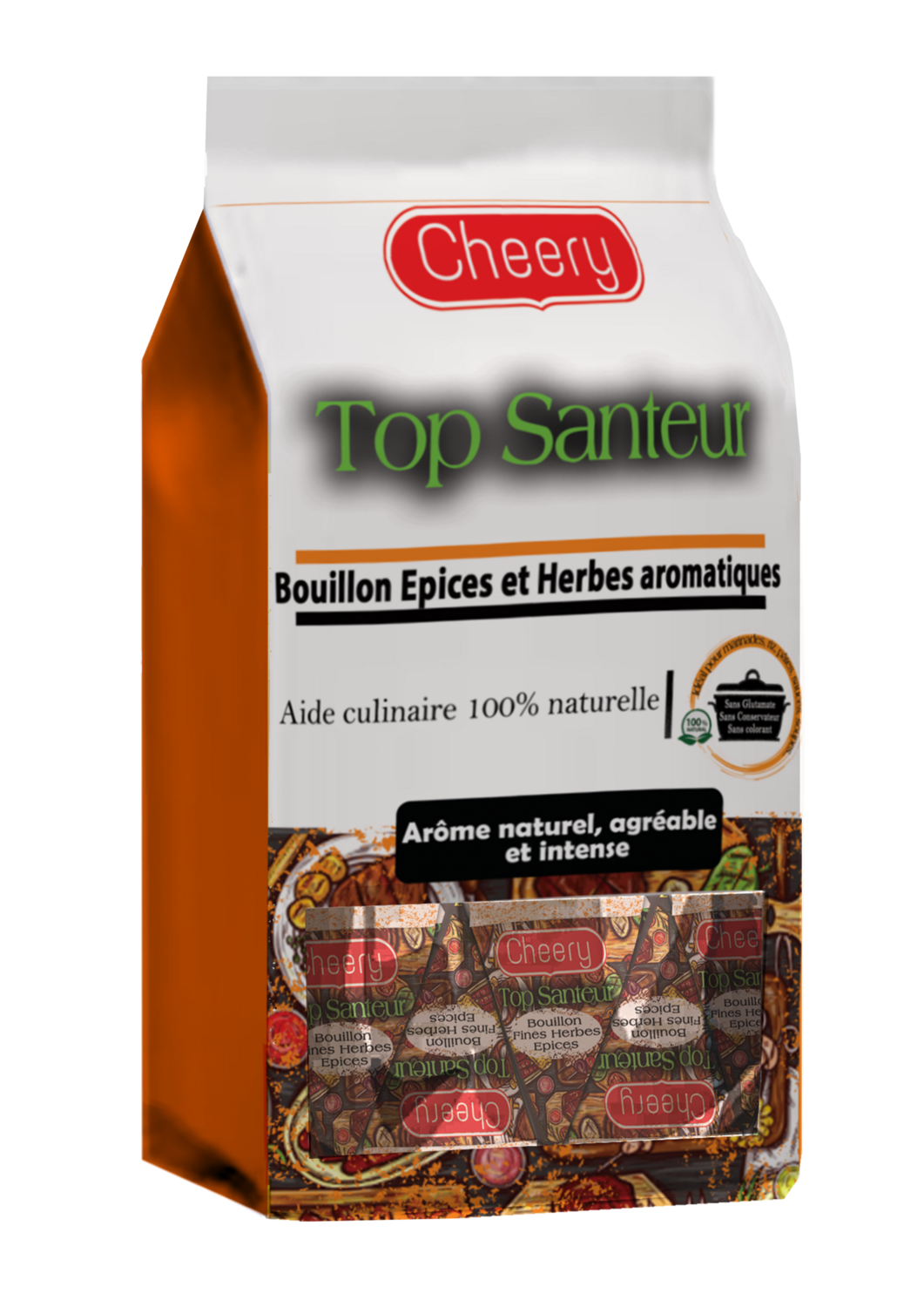Bouillon Cheery Top Santeur_Paquet de 12 unités