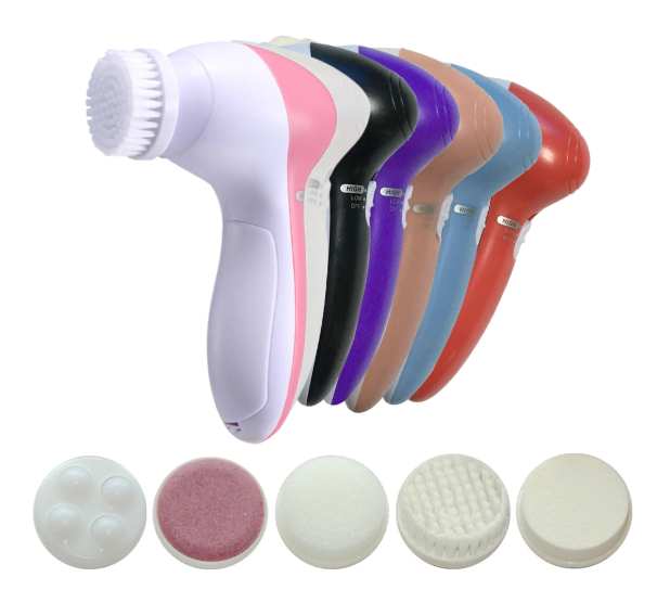 5 in 1 Facial cleansing brush