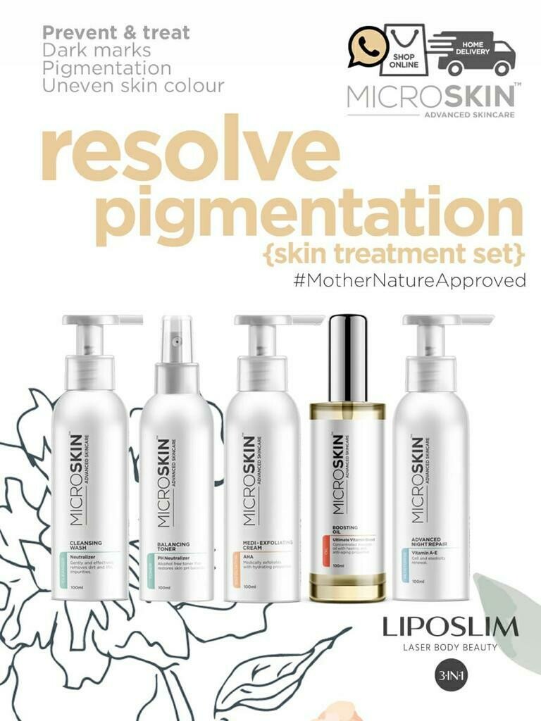 MicroSkin pigmentation skin treatment set