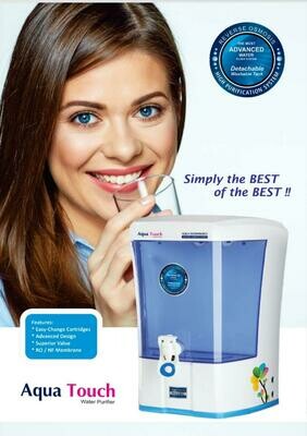 Aqua Touch RO+UV Water Purifier with TDS Adjuster &amp; Mineral Booster MRP Rs.17,500/-
