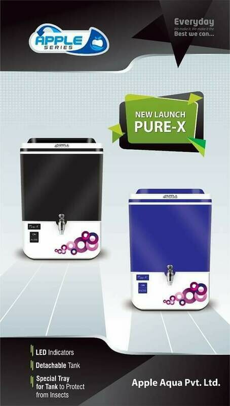 Apple Pure X 12L RO+UV Water Purifier with TDS Adjuster &amp; Mineral Booster MRP Rs.14,500/-