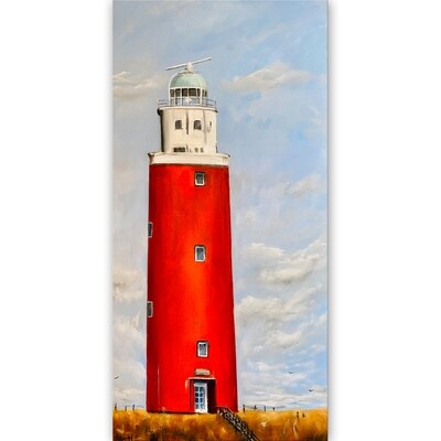 Bild Texel Leuchtturm De Cocksdorp 40x80 cm