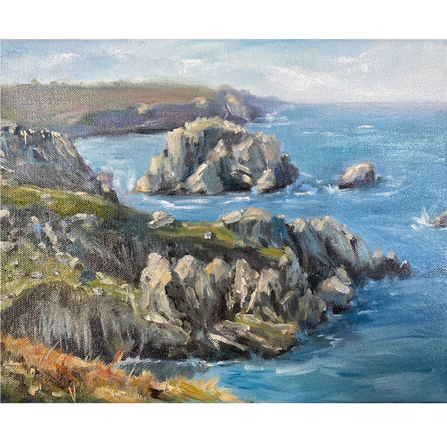 Bild Meer Original Meerbild Bretagne 30x24 cm