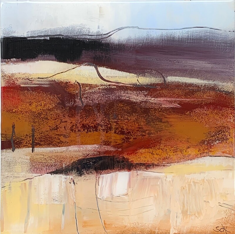 Bild abstrakt 25x25 cm mit Kunstharzveredelung Bild abstrakt 25x25 cm mit Kunstharzveredelung