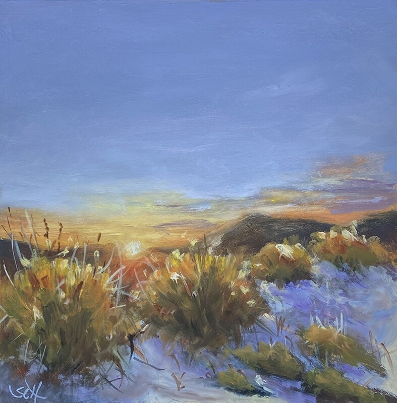 Bild Dünen am Meer Original im Rahmen Meerbild 20×20 cm Bild Dünen am Meer Original im Rahmen Meerbild 20×20 cm