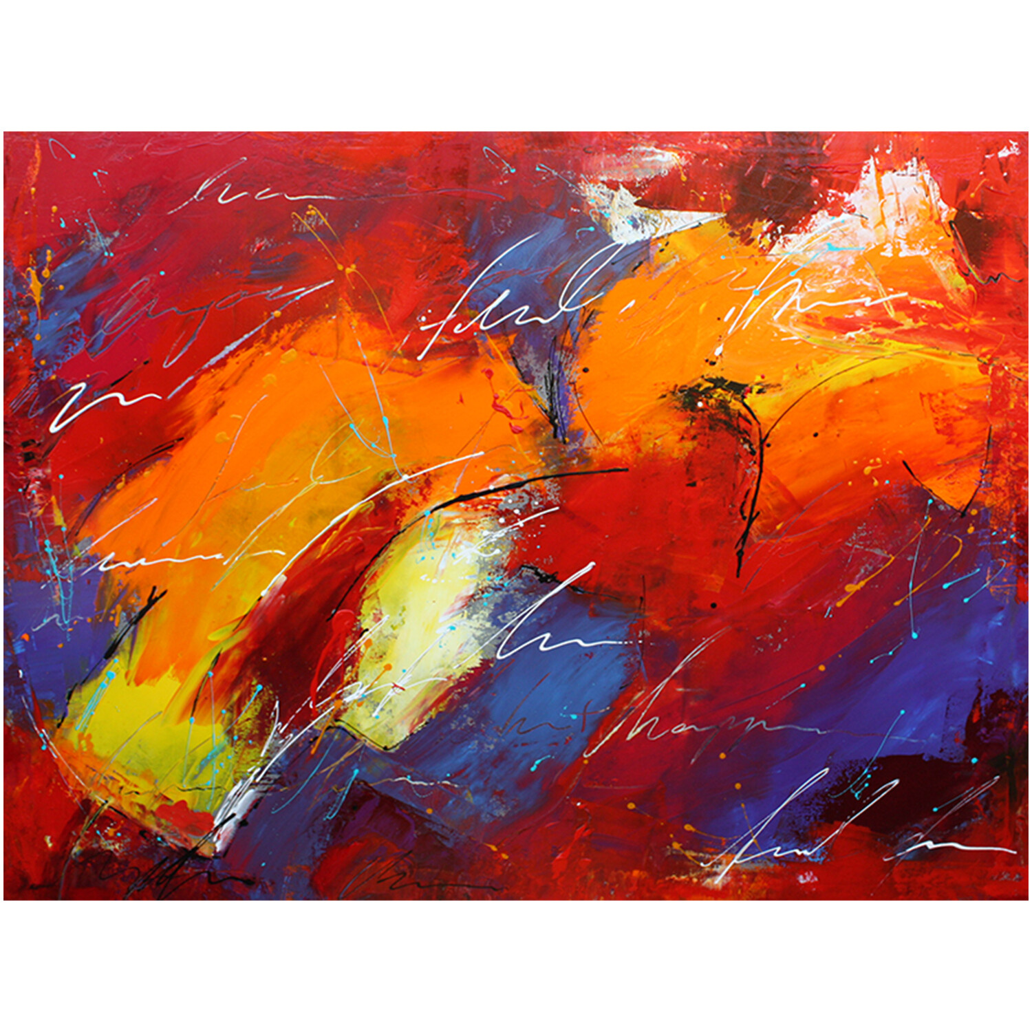Bild abstrakt 120x100 cm