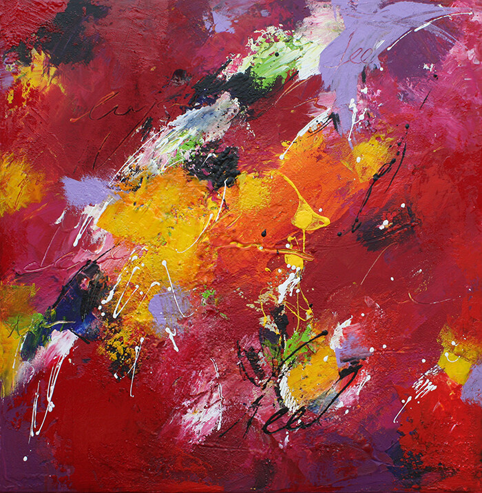 Bild abstrakt 70x70 cm