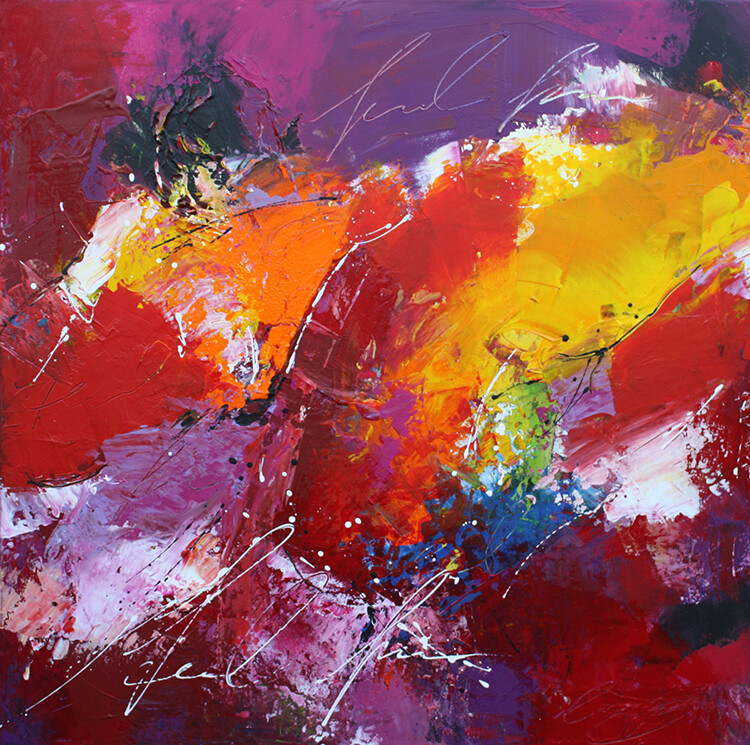 Bild abstrakt 70x70 cm