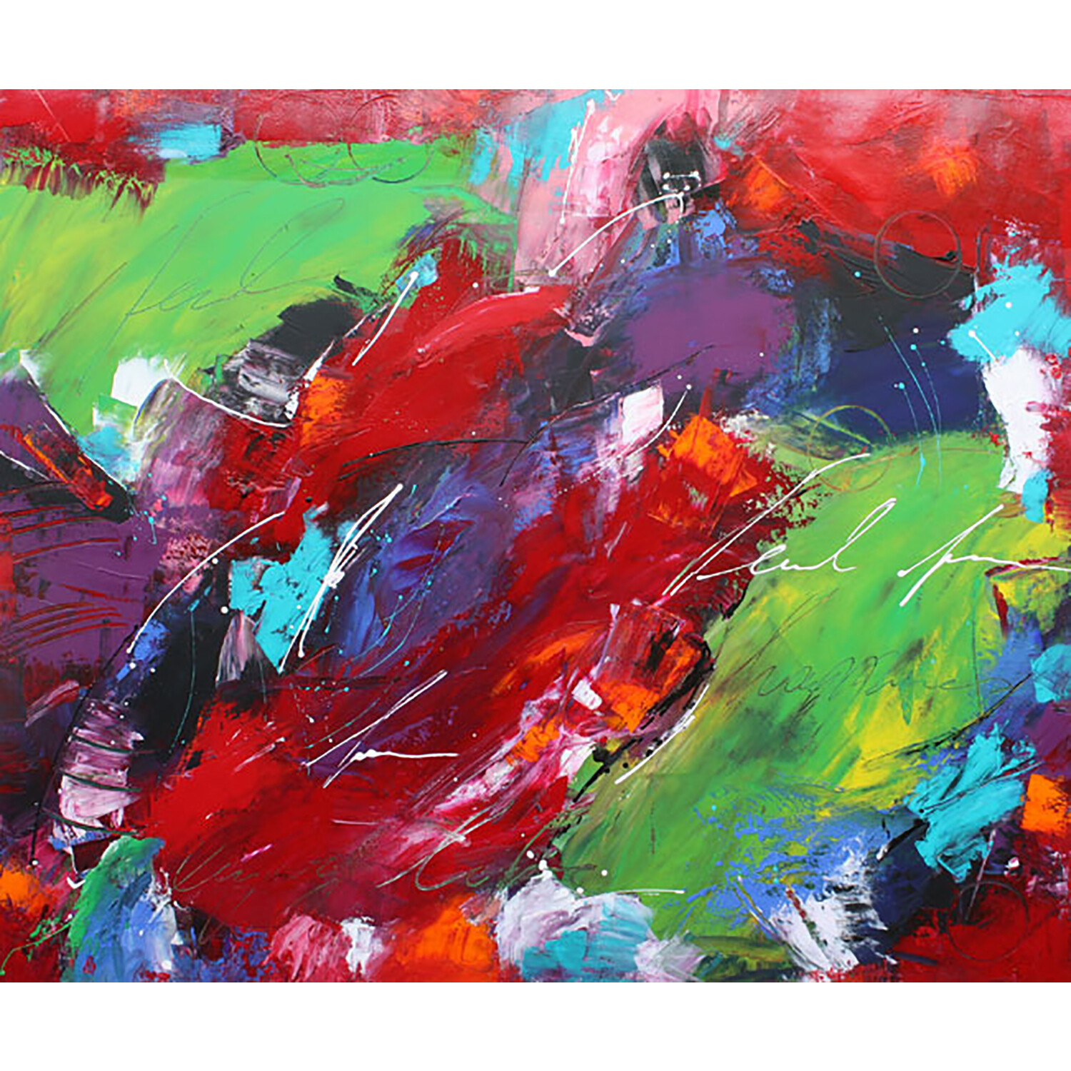 Bild abstrakt 120x100 cm