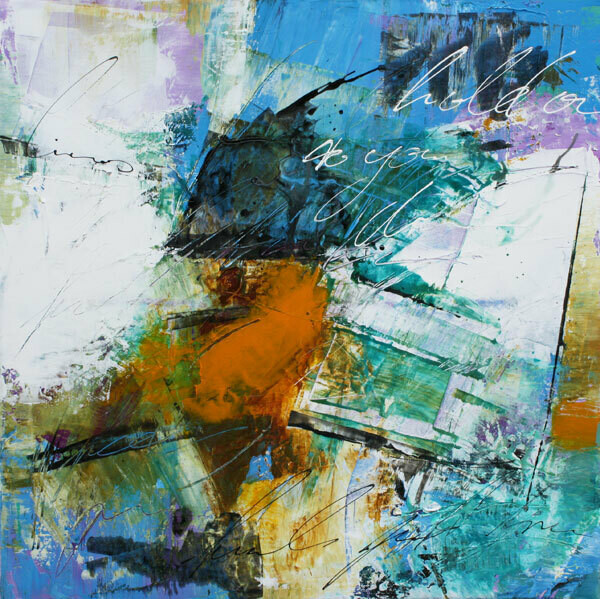 Bild abstrakt 70x70 cm