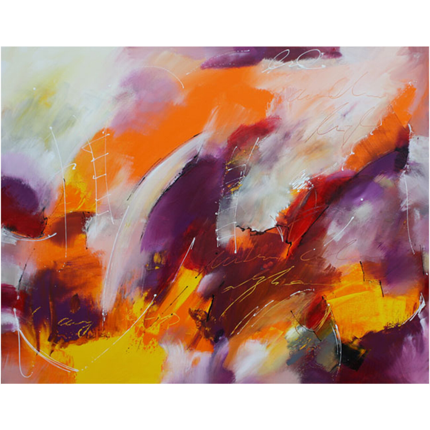 Bild abstrakt 100x80 cm