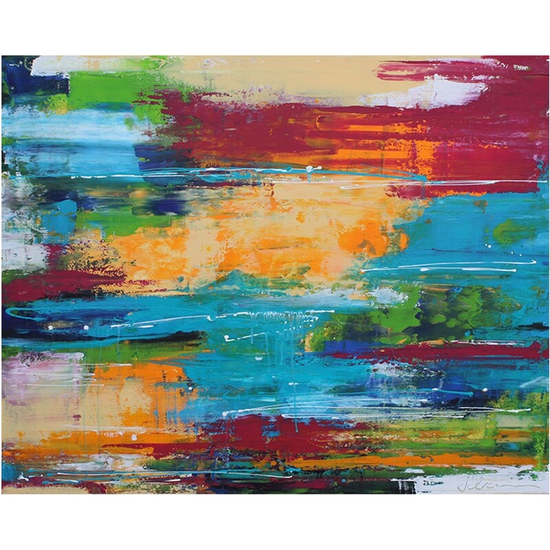 Bild abstrakt 100x80 cm