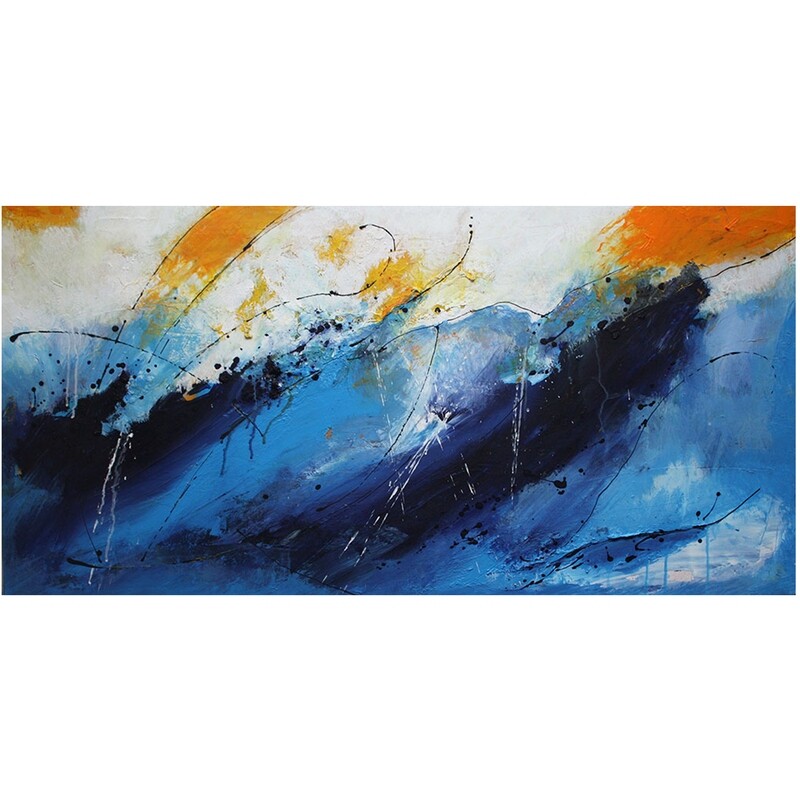 Bild abstrakt 50x100 cm