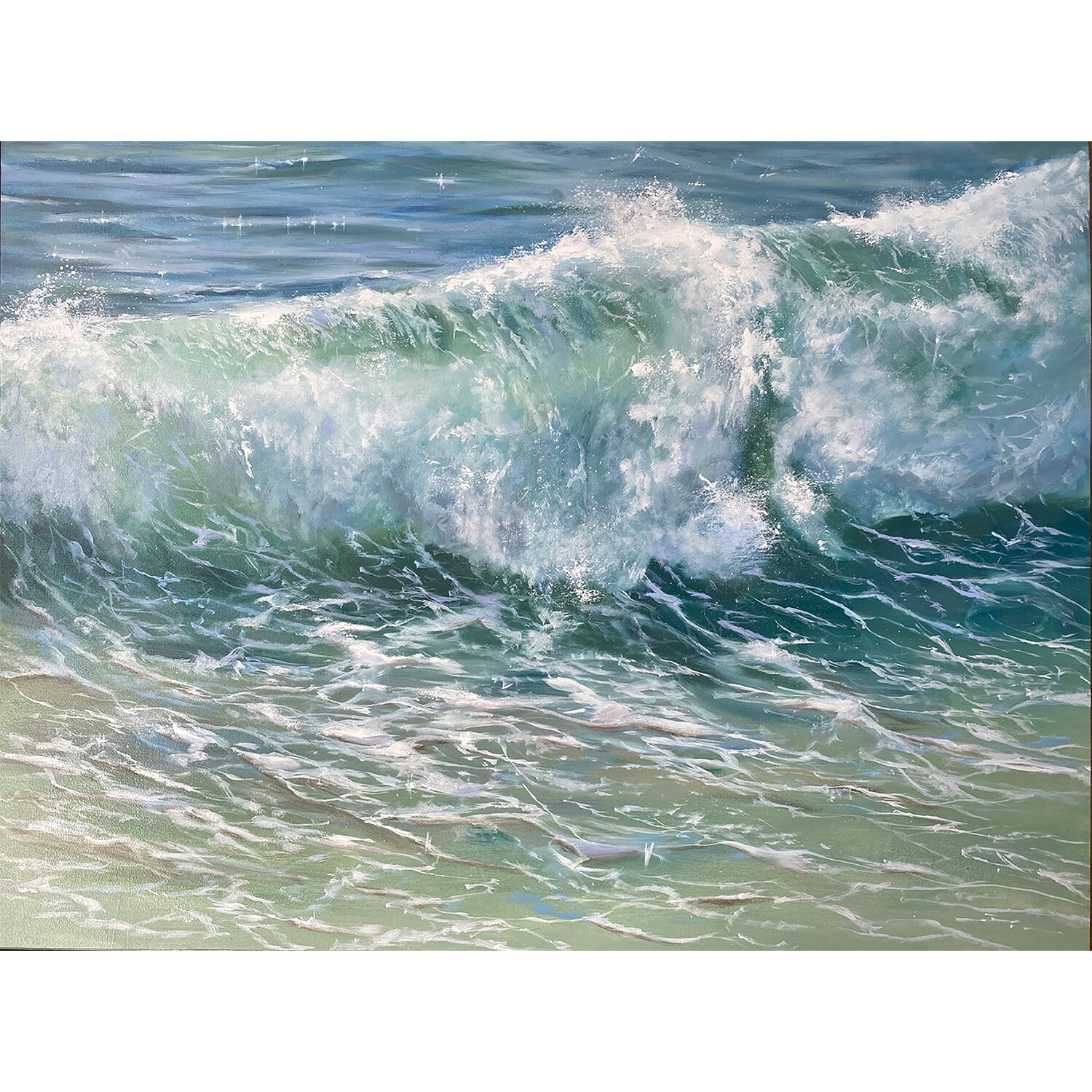 Bild Meerbild Meer Wellen 60×80 cm