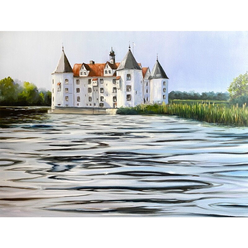 Bild Schloss Glücksburg bei Flensburg (Ostsee) 60x80 cm