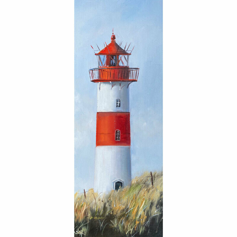 Sylt Bild Leuchtturm List-Ost 20x50 cm