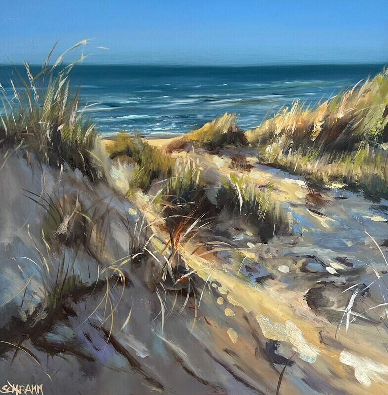 Sylt Dünen Original Gemälde 30x30 cm Sylt Dünen Original Gemälde 30x30 cm