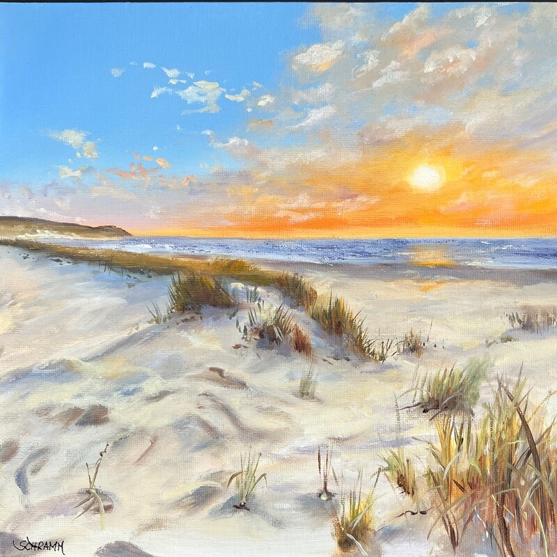 Sylt Dünen & Meer Original Bild 25x25 cm Sylt Dünen & Meer Original Bild 25x25 cm