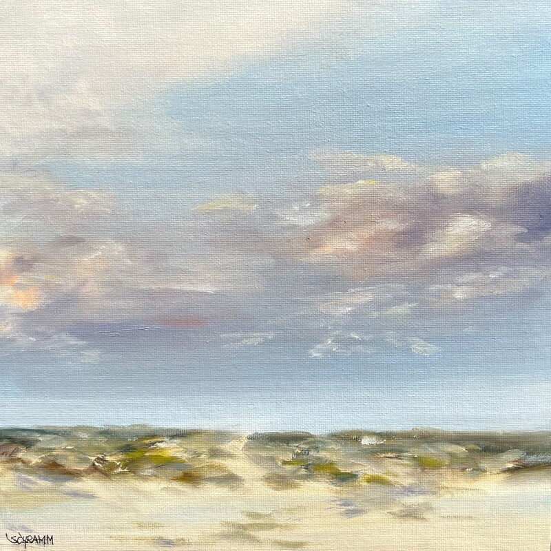 Sylt Dünen Original Gemälde 25x25 cm Sylt Dünen Original Gemälde 25x25 cm