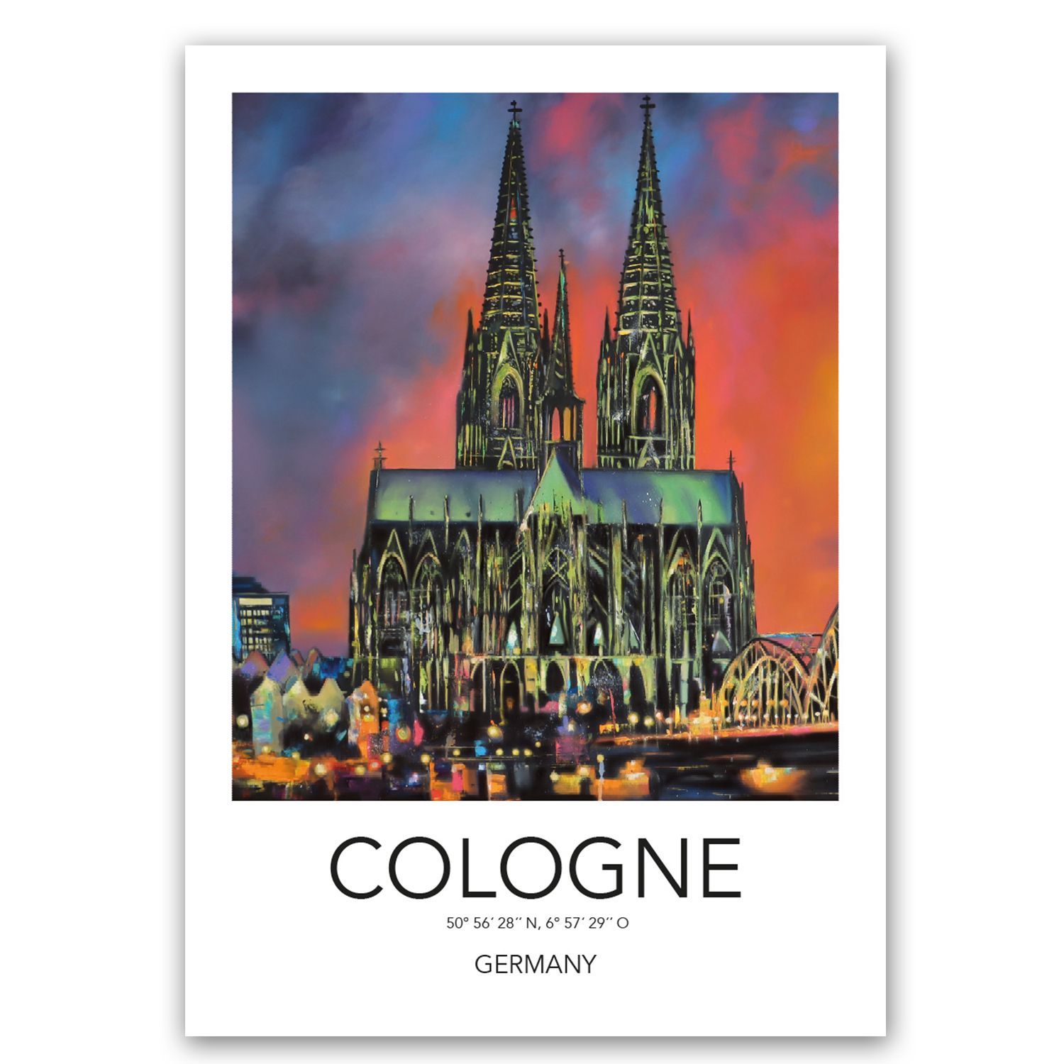 Kölner Dom Poster