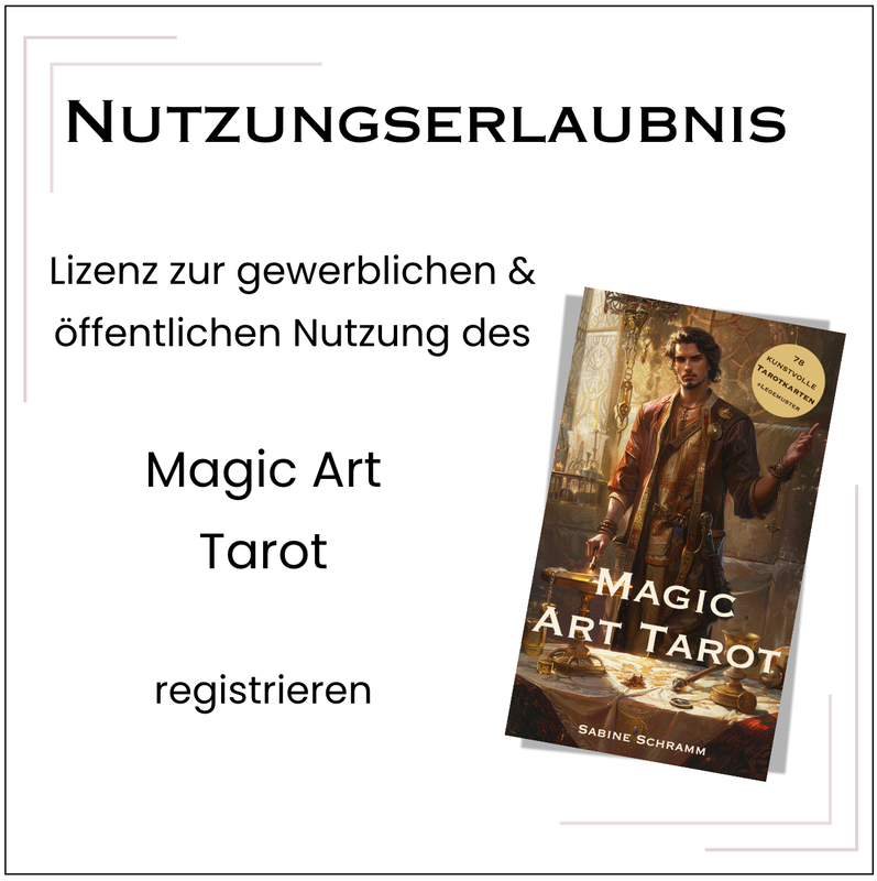 Tarot Nutzungserlaubnis „Magic ArtTarot“ Kartendeck Tarot Nutzungserlaubnis „Magic ArtTarot“ Kartendeck