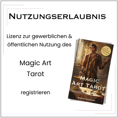 Tarot Nutzungserlaubnis „Magic ArtTarot“ Kartendeck