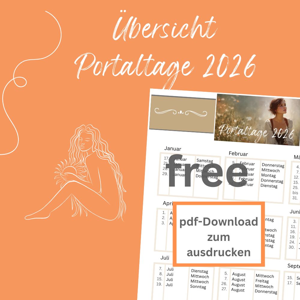 Portaltage Jahr 2026 - pdf-Download