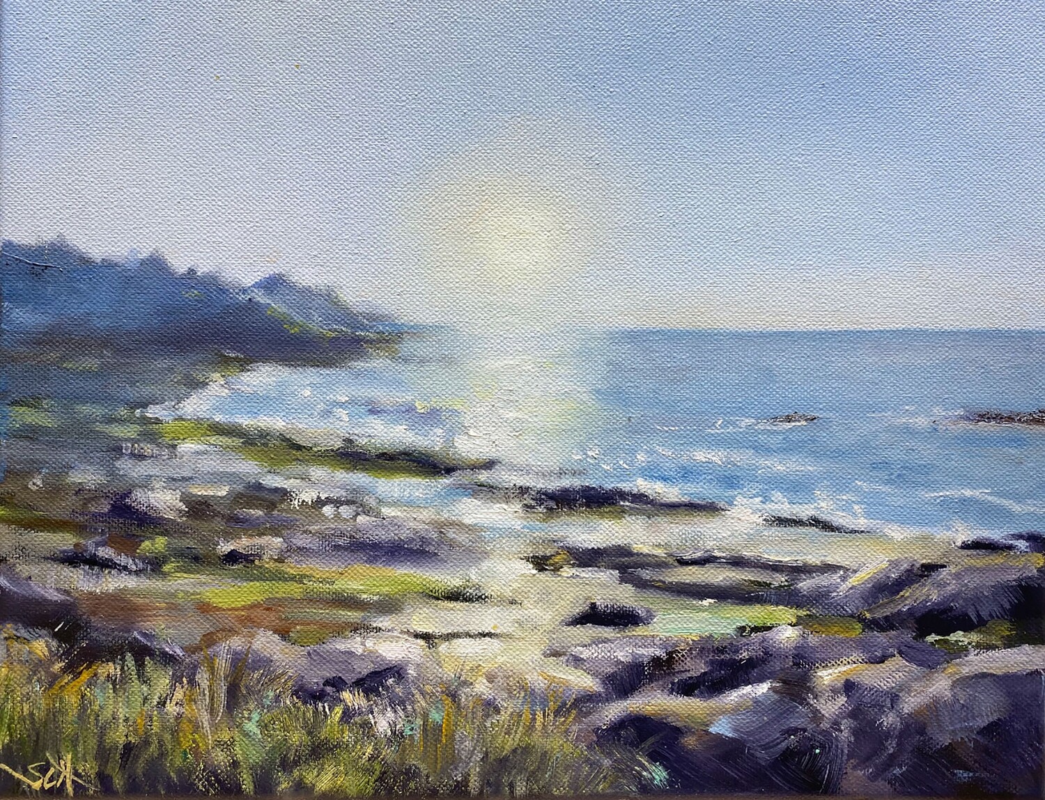 Bild Meerbild Bretagne Original 30x24 cm