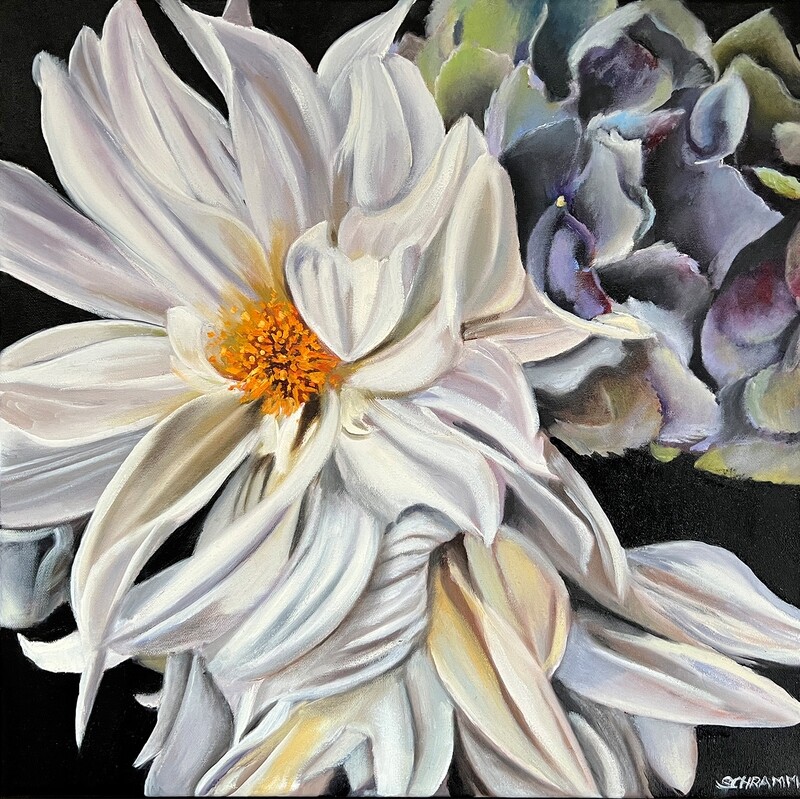 Bild Blüten Blumen Original Blumenbild 30x30 cm