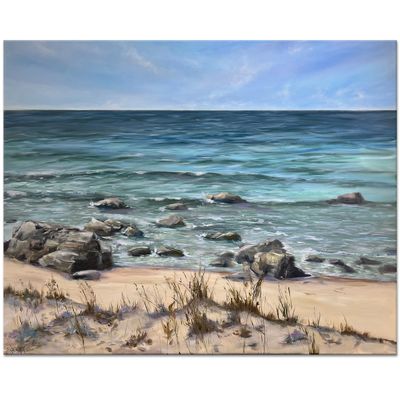 Meerbild Bretagne Atlantik Original Gemälde 100x80 cm Meerbild Bretagne Atlantik Original Gemälde 100x80 cm