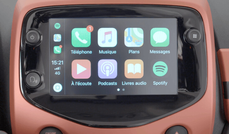 Toyota Aygo Apple Car Play / Android Auto upgrade 2014-2022 / 86140-YV020