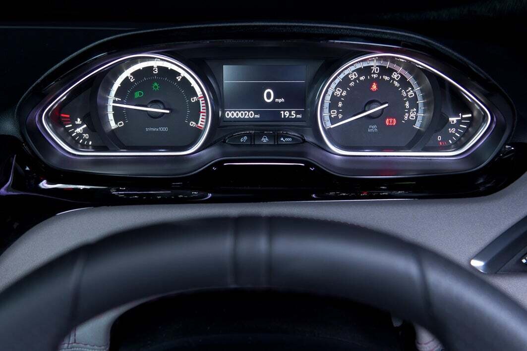 Peugeot 208 Premium Speedo cockpit with Colour display + white led halo lighting - Exclusive