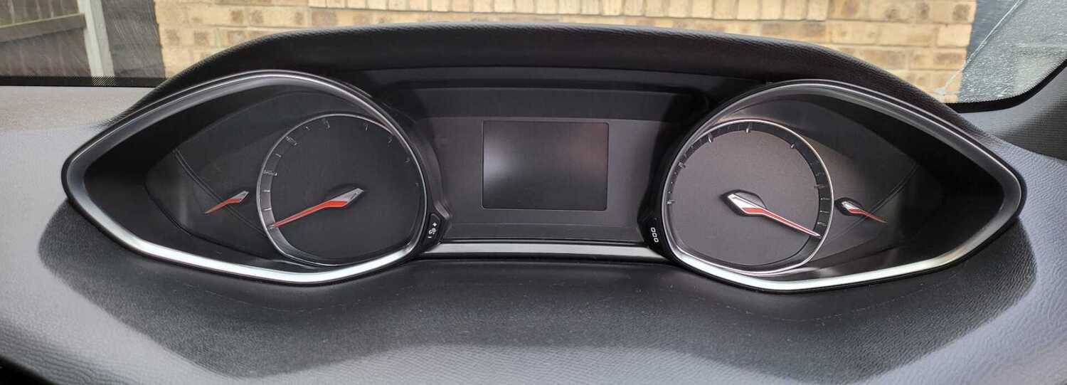 Peugeot 308 GT premium Speedo cockpit with Colour Matrix Exclusive