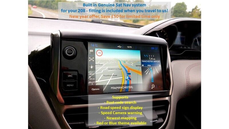 Peugeot 208 Genuine Sat Nav hardware upgrade