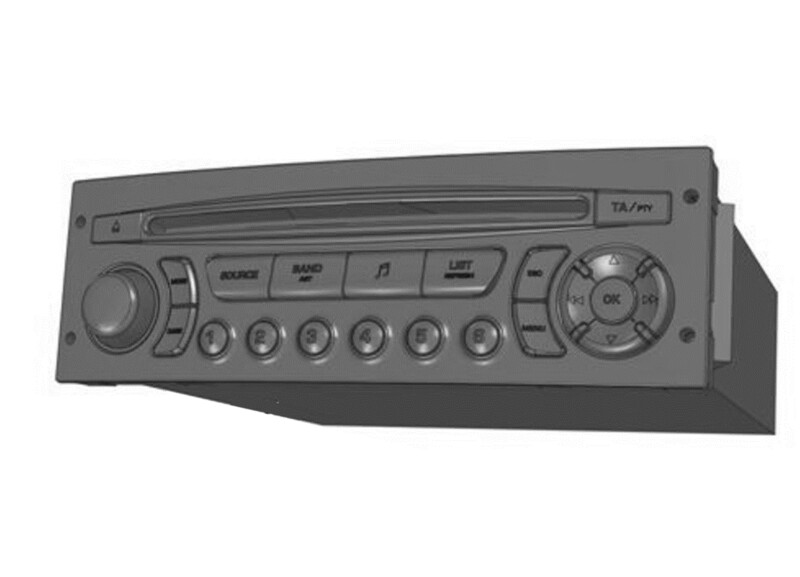 Citroen DS3 / DS3  RD45 replacement radio reciever plug and play (no coding is required) 	 1616151980