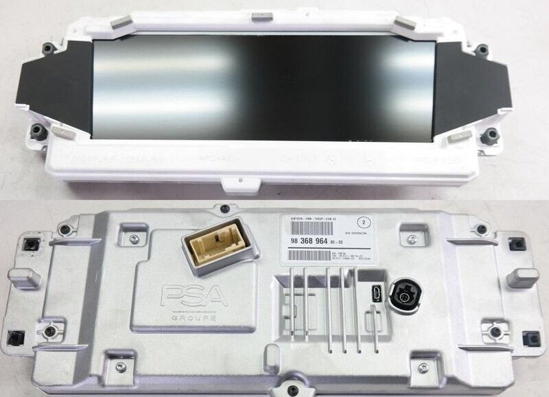 Peugeot 308 T9 genuine 10" colour speedometer replacement part 9836896480