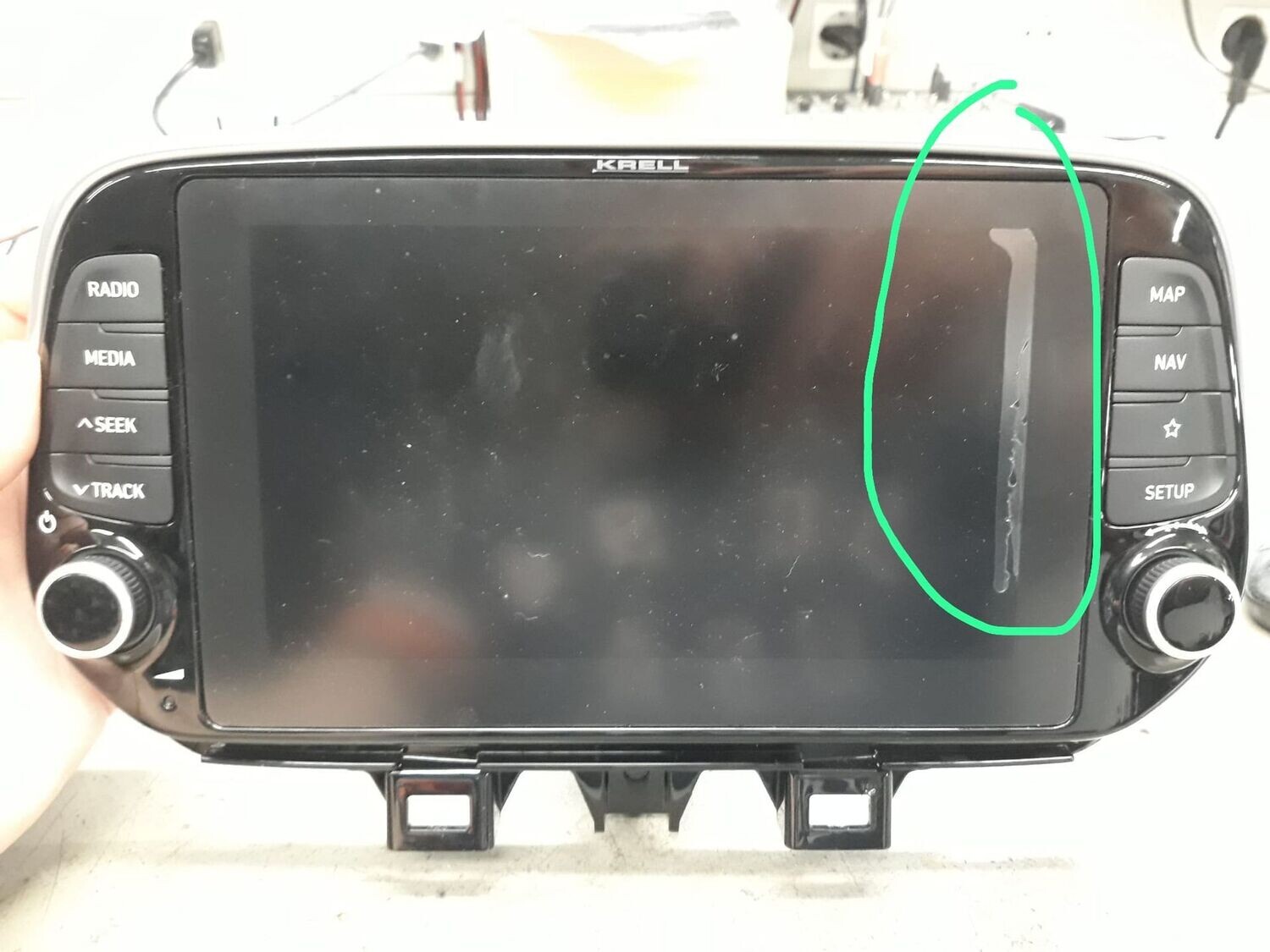 Kia Ceed LCD + touchscreen display REPAIR 96160j7500WK
