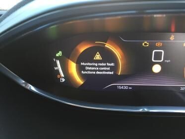 Peugeot / Citroen / Vauxhall / DS - Monitoring radar fault: distance control functions deactivated - FIX