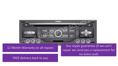 Peugeot Citroen RNEG Harman Becker telematic unit repair service 96751717XT