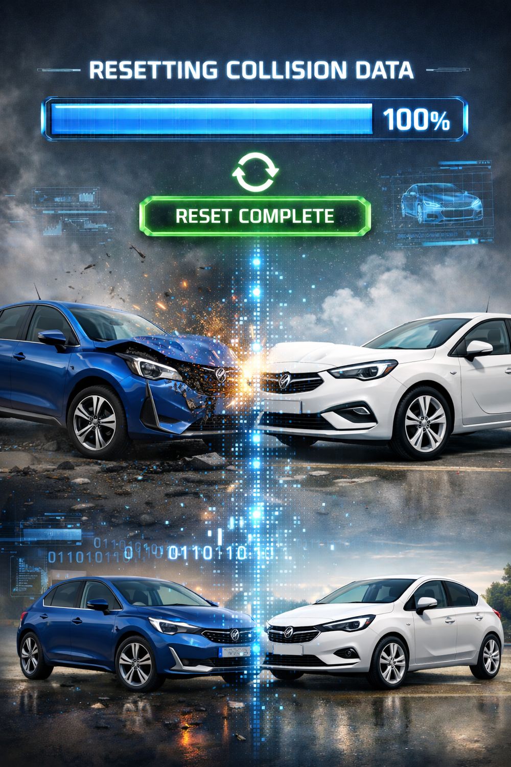 Peugeot Citroen, DS & Vauxhall 1.2 MHEV crash data collision reset service